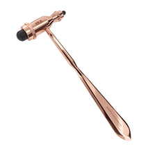 Load image into Gallery viewer, MDF® Tromner Neurological Reflex Hammer with Pointed Tip Handle for Cutaneous and Superficial Responses (MDF555)-Rose Gold and Black