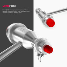 Load image into Gallery viewer, MDF® Tromner Neurological Reflex Hammer with Pointed Tip Handle for Cutaneous and Superficial Responses (MDF555)-Red