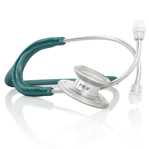 MDF® MD One® Stainless Steel Dual Head Stethoscope (MDF777) - Aqua Green
