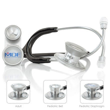 Load image into Gallery viewer, MDF® MD One® Epoch Titanium Stethoscope (MDF777DT) - Black