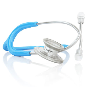 MDF® MD One® Stainless Steel Dual Head Stethoscope (MDF777) - Bright Blue