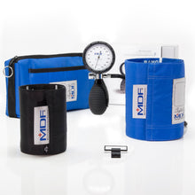 Load image into Gallery viewer, MDF® Bravata® Palm Aneroid Sphygmomanometer - Bright Blue