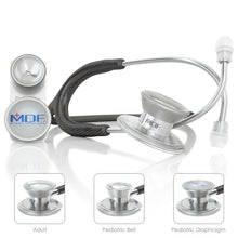 Load image into Gallery viewer, MDF® MD One® Epoch Titanium Stethoscope (MDF777DT) - Carbon Fiber