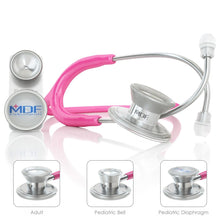 Load image into Gallery viewer, MDF® MD One® Epoch Titanium Stethoscope (MDF777DT) - Fuchsia