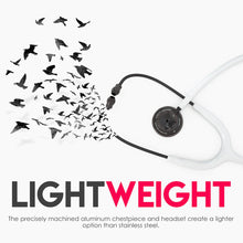 Load image into Gallery viewer, MDF® Acoustica® Lightweight Dual Head Stethoscope (MDF747XP) - BlackOut and White