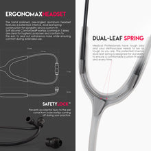 Load image into Gallery viewer, MDF® Acoustica® Lightweight Dual Head Stethoscope (MDF747XP) - BlackOut and White