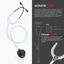 Load image into Gallery viewer, MDF® Acoustica® Lightweight Dual Head Stethoscope (MDF747XP) - BlackOut and White