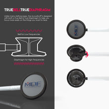 Load image into Gallery viewer, MDF® Acoustica® Lightweight Dual Head Stethoscope (MDF747XP) - BlackOut and White
