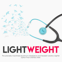 Load image into Gallery viewer, MDF® Acoustica® Lightweight Dual Head Stethoscope (MDF747XP) - Aqua and Black