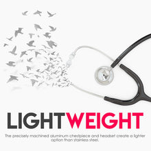 Load image into Gallery viewer, MDF® Acoustica® Lightweight Dual Head Stethoscope (MDF747XP) - Black