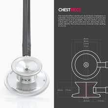 Load image into Gallery viewer, MDF® Acoustica® Lightweight Dual Head Stethoscope (MDF747XP) - Black
