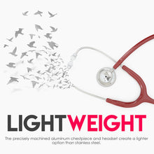 Load image into Gallery viewer, MDF® Acoustica® Lightweight Dual Head Stethoscope (MDF747XP) - Burgundy