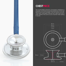 Load image into Gallery viewer, MDF® Acoustica® Lightweight Dual Head Stethoscope (MDF747XP) - Navy Blue