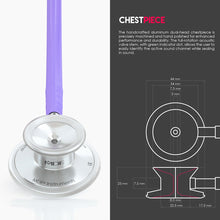 Load image into Gallery viewer, MDF® Acoustica® Lightweight Dual Head Stethoscope (MDF747XP) - Pastel Purple