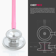 Load image into Gallery viewer, MDF® Acoustica® Lightweight Dual Head Stethoscope - Pink