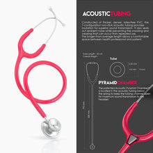 Load image into Gallery viewer, MDF® Acoustica® Lightweight Dual Head Stethoscope (MDF747XP) - Raspberry