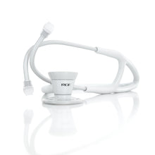 Load image into Gallery viewer, MDF® Classic Cardiology Dual Head Stethoscope with Stainless Steel Chestpiece and Headset (MDF797) - WhiteOut and White
