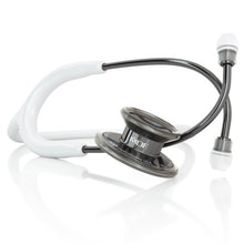 Load image into Gallery viewer, MDF® MD One® Stainless Steel Dual Head Stethoscope - Perle Noire and White