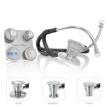 Load image into Gallery viewer, MDF® ProCardial® C3 Cardiology Titanium Dual Head Stethoscope with Adult, Pediatric, and Infant-Neonatal Convertible Chestpiece (MDF797CCT) - Black