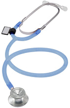 Load image into Gallery viewer, MDF® Dual Head Lightweight Stethoscope - Translucent Blue