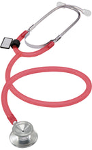 Load image into Gallery viewer, MDF® Dual Head Lightweight Stethoscope - Translucent Red