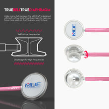 Load image into Gallery viewer, MDF® MD One® Stainless Steel Dual Head Stethoscope (MDF777) - Pink
