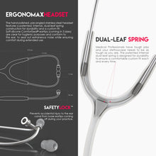Load image into Gallery viewer, MDF® MD One® Stainless Steel Dual Head Stethoscope (MDF777) - Sunflower
