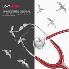 Load image into Gallery viewer, MDF® MD One® Epoch Titanium Stethoscope (MDF777DT) - Burgundy