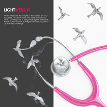 Load image into Gallery viewer, MDF® MD One® Epoch Titanium Stethoscope (MDF777DT) - Fuchsia