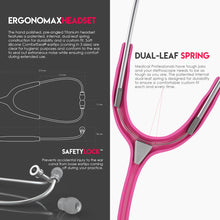 Load image into Gallery viewer, MDF® MD One® Epoch Titanium Stethoscope (MDF777DT) - Fuchsia