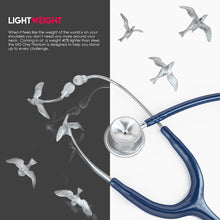Load image into Gallery viewer, MDF® MD One® Epoch Titanium Stethoscope (MDF777DT) - Navy Blue