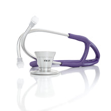 Load image into Gallery viewer, MDF® Classic Cardiology Dual Head Stethoscope with Stainless Steel Chestpiece and Headset (MDF797) - Purple