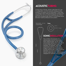 Load image into Gallery viewer, MDF® ProCardial® C3 Cardiology Titanium Dual Head Stethoscope with Adult, Pediatric, and Infant-Neonatal Convertible Chestpiece (MDF797CCT) - Royal Blue