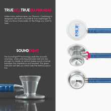 Load image into Gallery viewer, MDF® ProCardial® C3 Cardiology Titanium Dual Head Stethoscope with Adult, Pediatric, and Infant-Neonatal Convertible Chestpiece (MDF797CCT) - Royal Blue