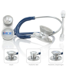 Load image into Gallery viewer, MDF® MD One® Epoch Titanium Stethoscope (MDF777DT) - Navy Blue