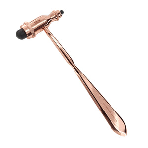 MDF® Tromner Neurological Reflex Hammer with Pointed Tip Handle for Cutaneous and Superficial Responses (MDF555)-Rose Gold and Black