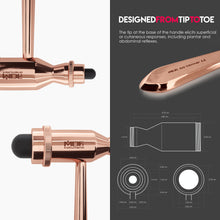 Load image into Gallery viewer, MDF® Tromner Neurological Reflex Hammer with Pointed Tip Handle for Cutaneous and Superficial Responses (MDF555)-Rose Gold and Black

