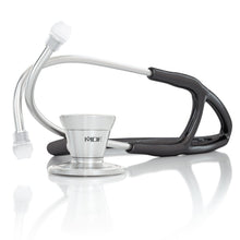 Load image into Gallery viewer, MDF® Classic Cardiology Dual Head Stethoscope with Stainless Steel Chestpiece and Headset (MDF797) - Black
