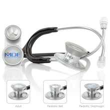 Load image into Gallery viewer, MDF® MD One® Epoch Titanium Stethoscope (MDF777DT) - Black
