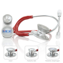 Load image into Gallery viewer, MDF® MD One® Epoch Titanium Stethoscope (MDF777DT) - Burgundy

