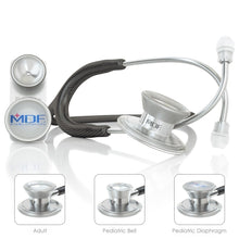 Load image into Gallery viewer, MDF® MD One® Epoch Titanium Stethoscope (MDF777DT) - Carbon Fiber
