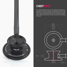 Load image into Gallery viewer, MDF® Acoustica® Lightweight Dual Head Stethoscope (MDF747XP) - BlackOut
