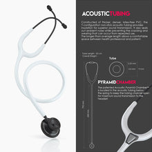 Load image into Gallery viewer, MDF® Acoustica® Lightweight Dual Head Stethoscope (MDF747XP) - BlackOut and White
