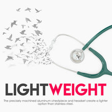 Load image into Gallery viewer, MDF® Acoustica® Lightweight Dual Head Stethoscope (MDF747XP) - Aqua Green
