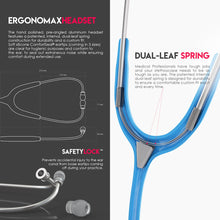 Load image into Gallery viewer, MDF® Acoustica® Lightweight Dual Head Stethoscope (MDF747XP) - Bright Blue
