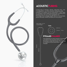 Load image into Gallery viewer, MDF® Acoustica® Lightweight Dual Head Stethoscope (MDF747XP) - Grey
