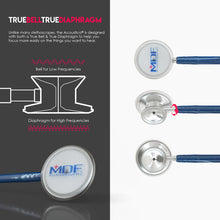 Load image into Gallery viewer, MDF® Acoustica® Lightweight Dual Head Stethoscope (MDF747XP) - Navy Blue
