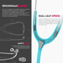 Load image into Gallery viewer, MDF® Acoustica® Lightweight Dual Head Stethoscope (MDF747XP) - Pastel Blue
