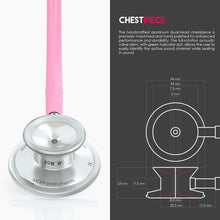 Load image into Gallery viewer, MDF® Acoustica® Lightweight Dual Head Stethoscope - Pink
