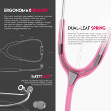 Load image into Gallery viewer, MDF® Acoustica® Lightweight Dual Head Stethoscope - Pink
